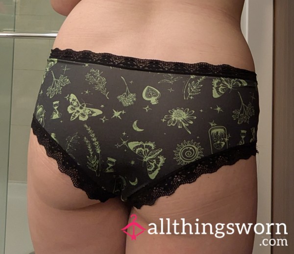 Black & Green Magic Panties