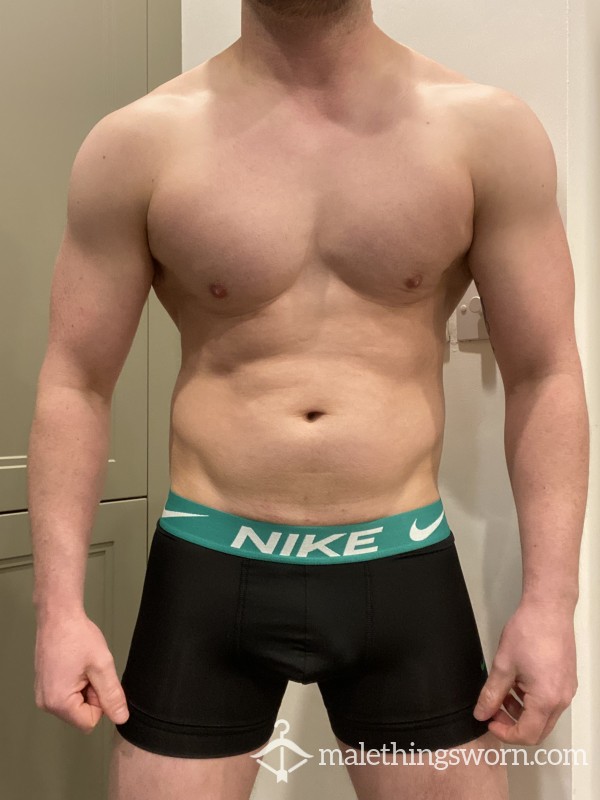 Black & Green Nike Boxers