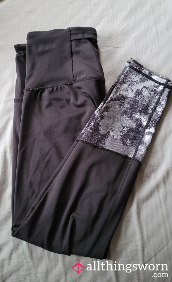 Black & Grey Gym Leggings