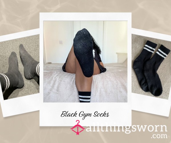 Black Gym Socks