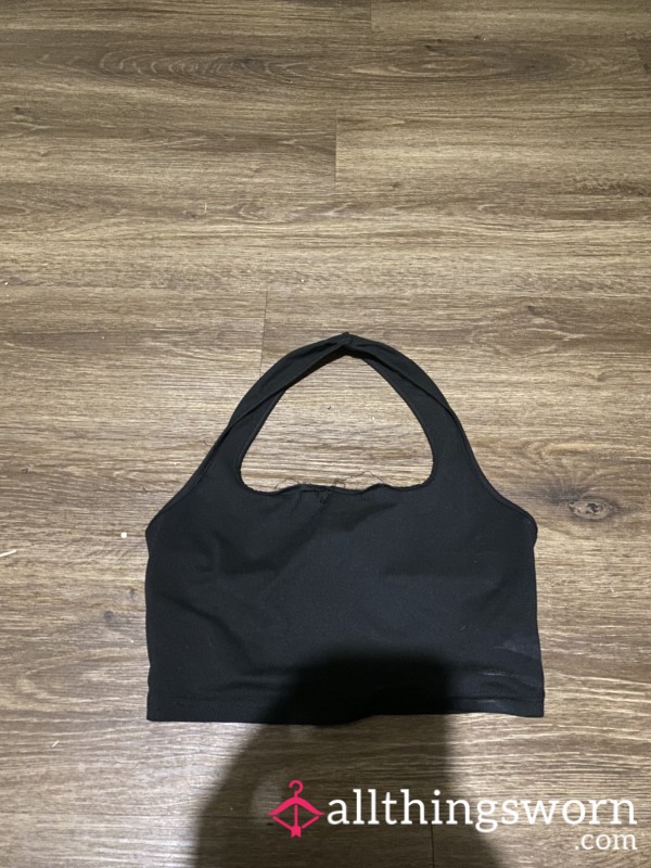 Black Halter Top