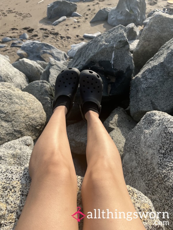 Black Hanes Socks