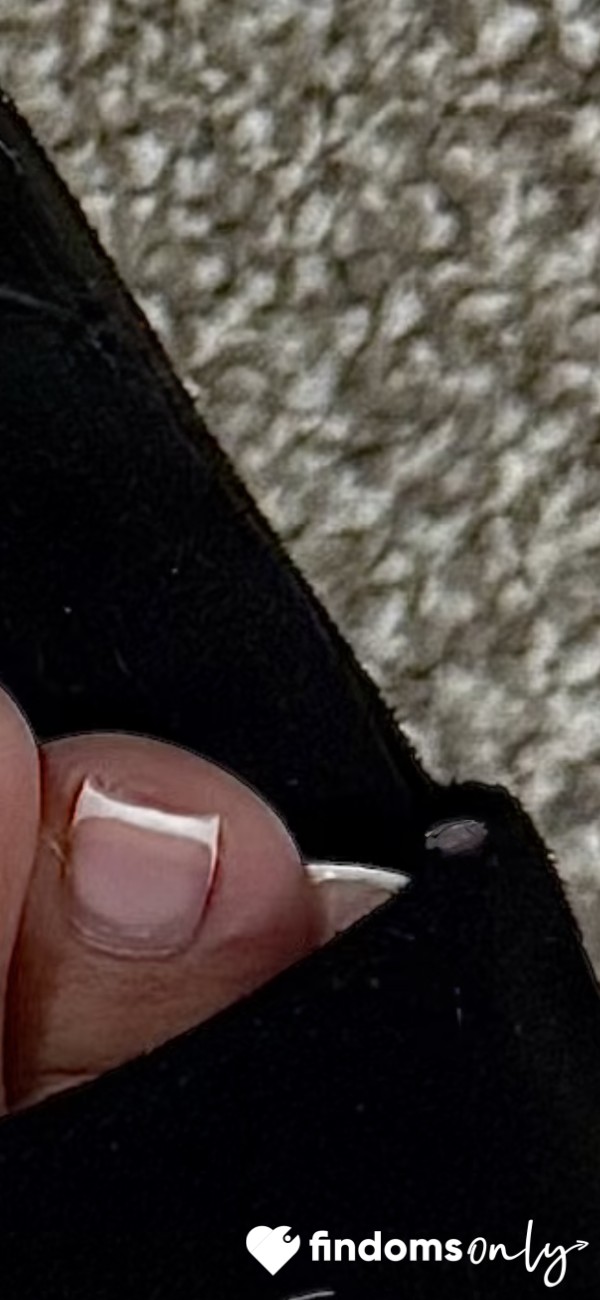 Black Heals French Tip Toes😈