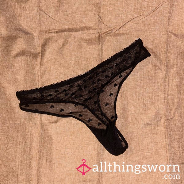 🖤black Heart Panties🖤
