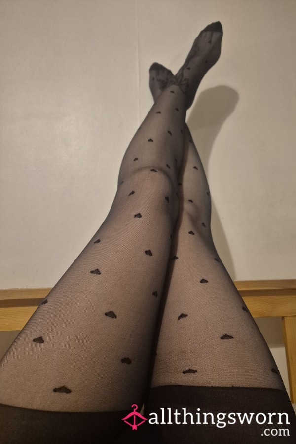 Black Heart Tights
