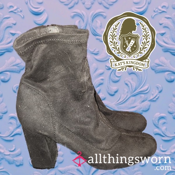 Black Heeled Booties | Size 9