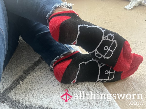 Black Hello Kitty Socks