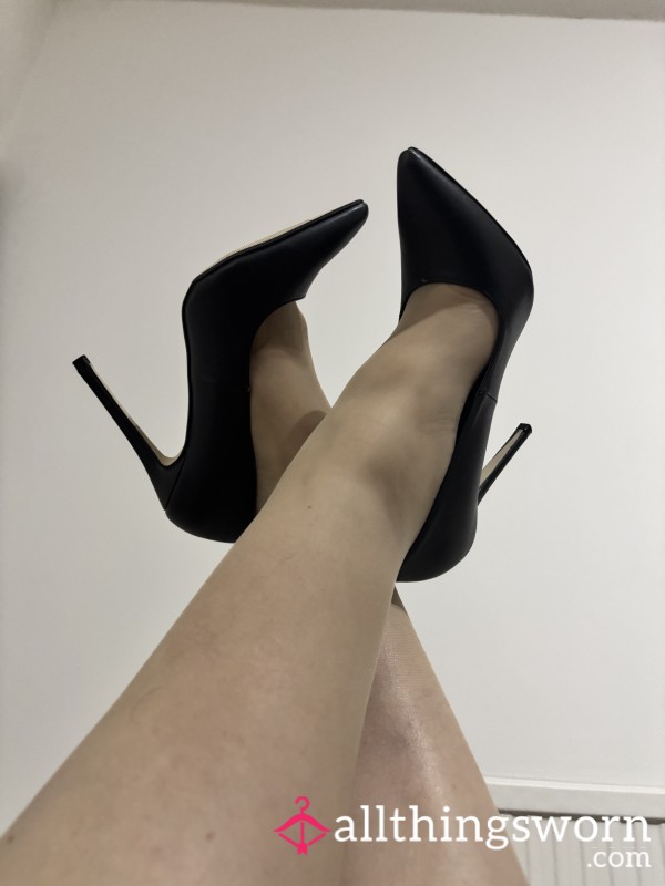 Black High Heels & Nylons