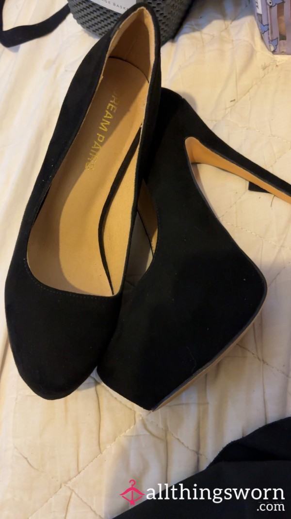 Black High Heels Size 6