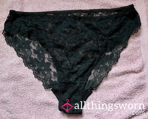 Black High Leg Panties