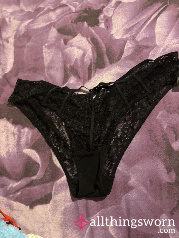 Black High Leg Panties