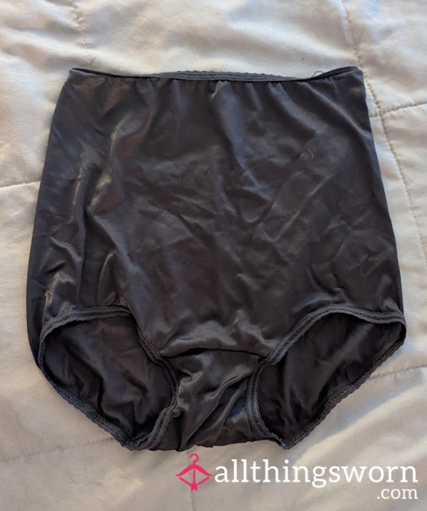 Black High Waisted Panties