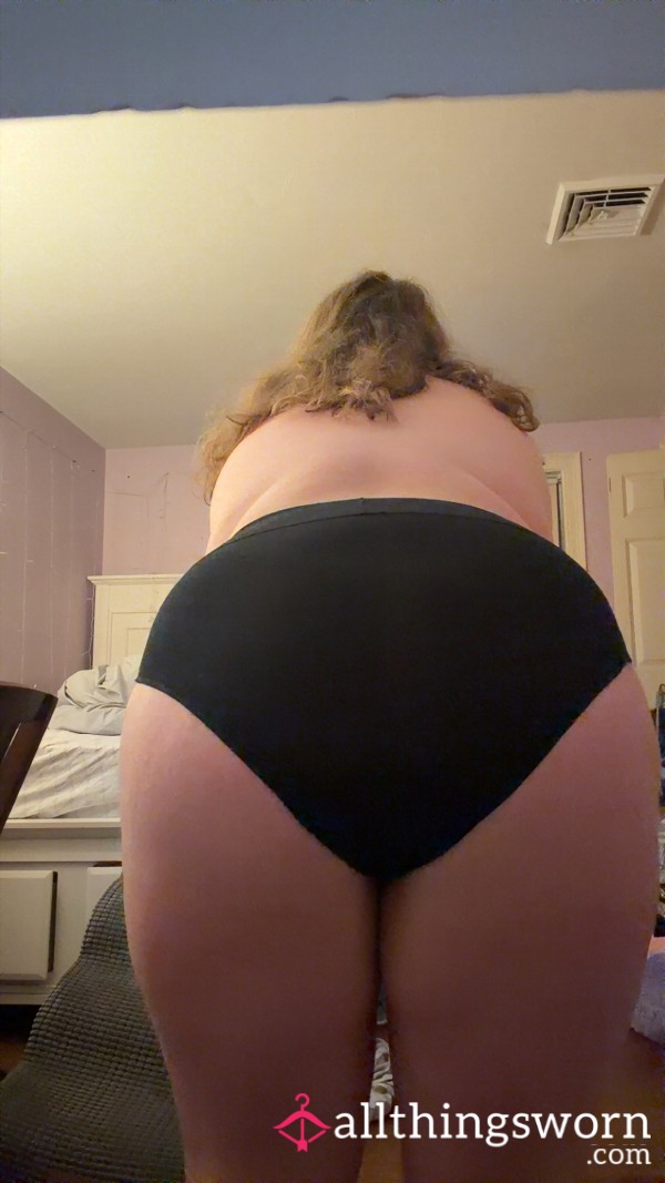 Black High Waisted Panties