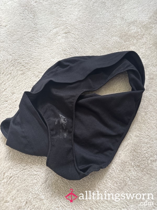 Black High Waisted Panties