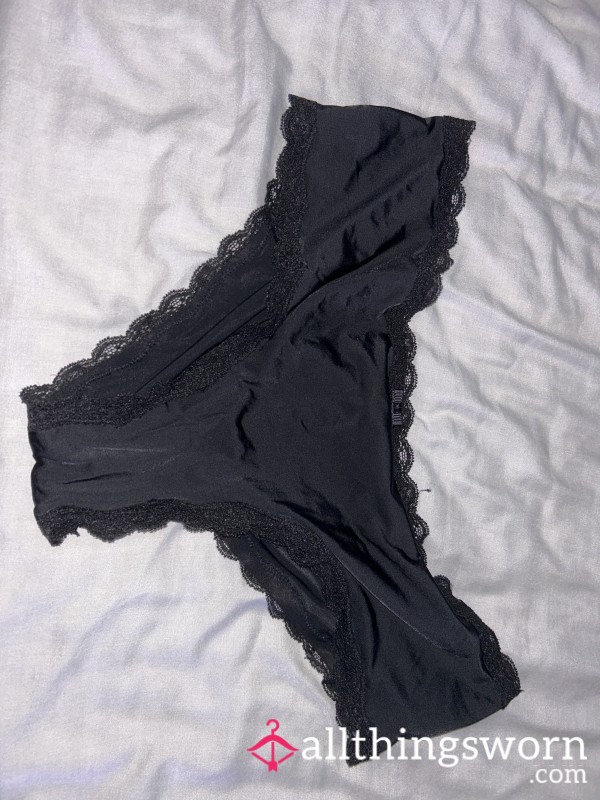 Black Hipster Knickers