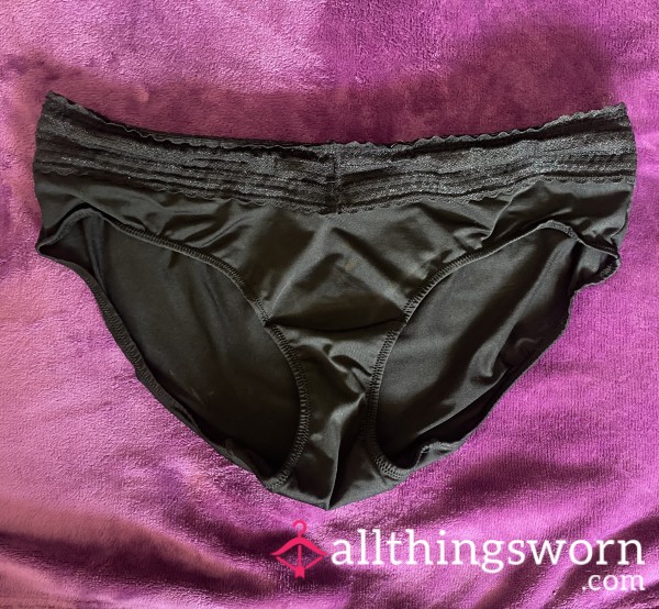 Black Hipster Panties