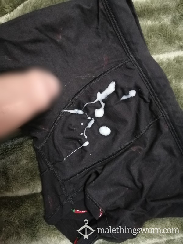 Black Hot Sauce Boxer Briefs C*m Rag.