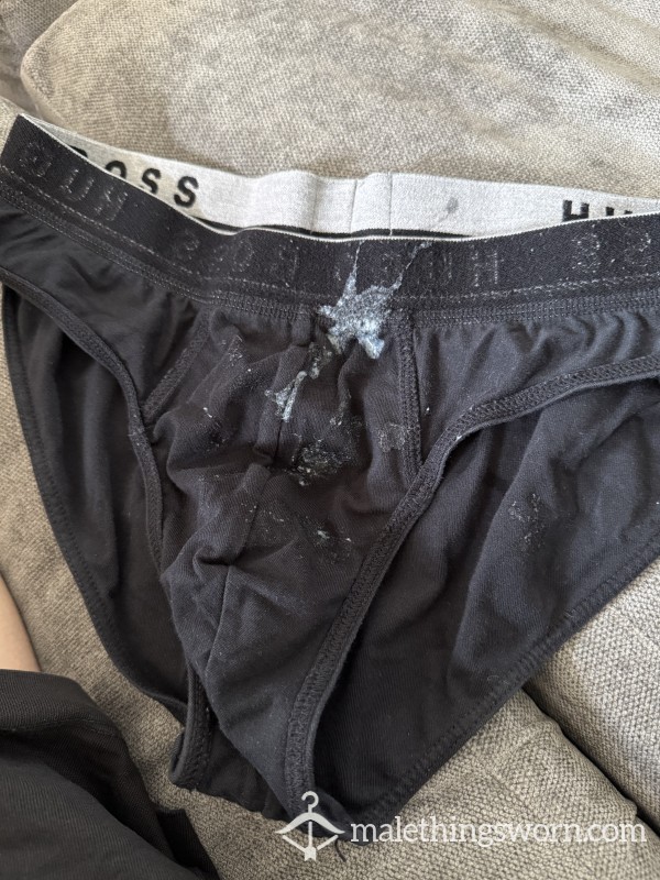 Black Hugo Boss C*m Briefs