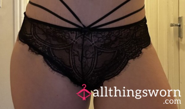 🖤🖤 Black Hunkermoller Full Back Panties Large 🖤🖤