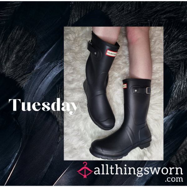 Black Hunter Boots