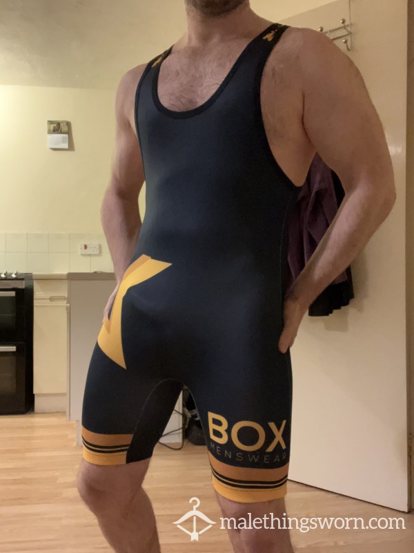 Black Insignia Box Menswear Singlet
