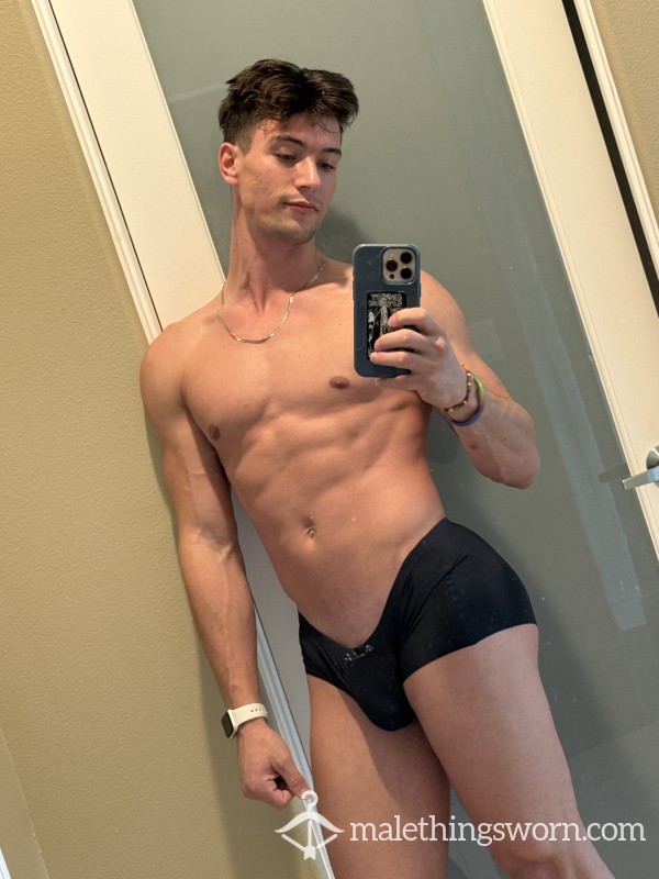 Black JJmalibu Short Boxer Briefs- Worn To The Gym On The Regular