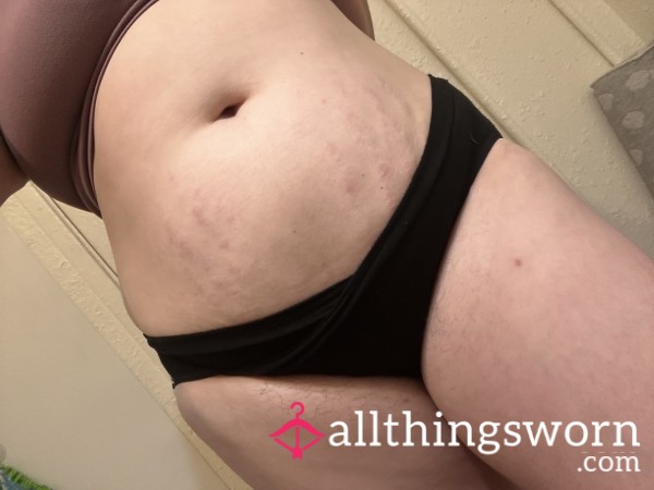 Black Joyspun Large Maternity Panty