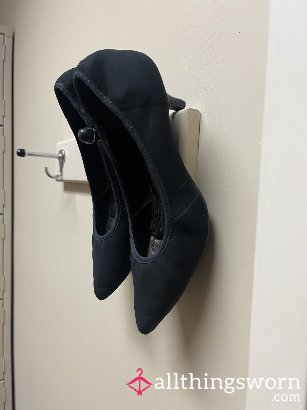 ~SOLD~Black Kitten Heels