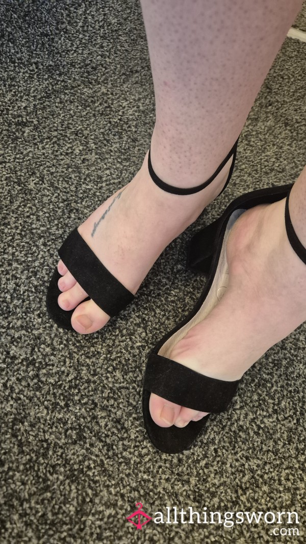 Black Kitten Heels