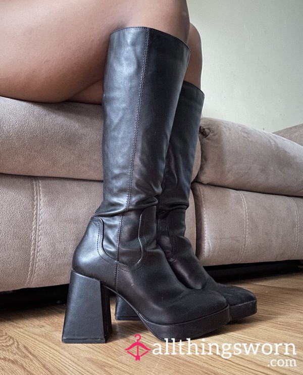 Black Knee High Boots (Since 2022) 🖤