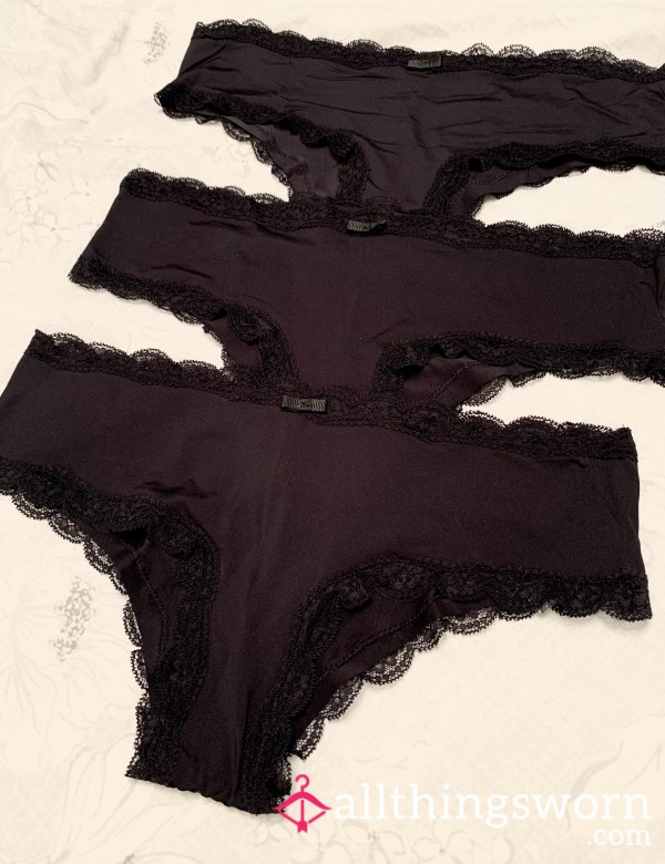 Black Knickers, Soft Sheer Feel