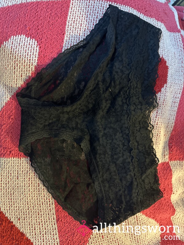 Black Lace Amazon Basic Medium Briefs