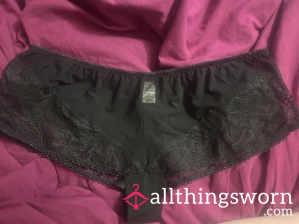 Black Lace Bikini Panties