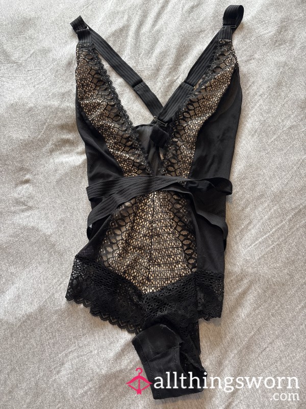 Black Lace Body Suit
