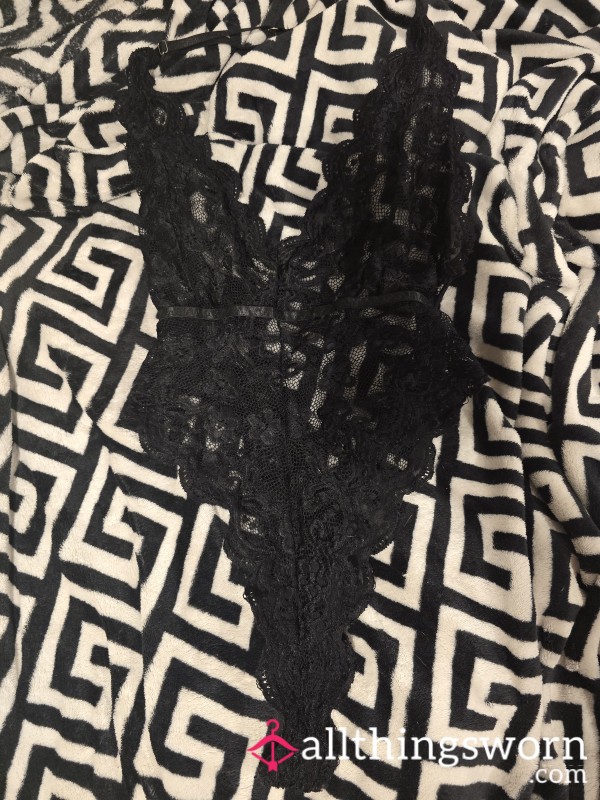 Black Lace Body Suit