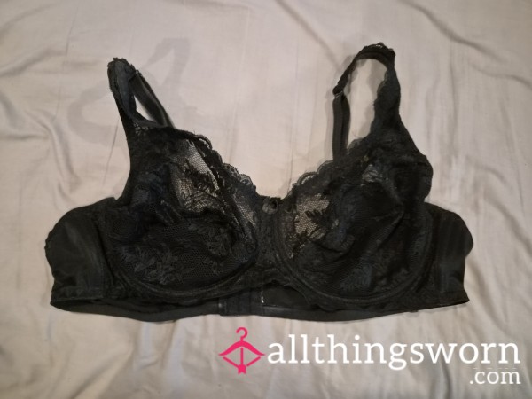 Black Lace Bra