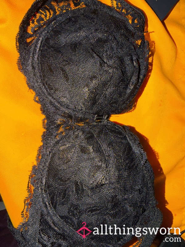 Black Lace Bra