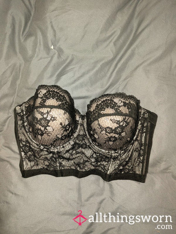 Black Lace Bra