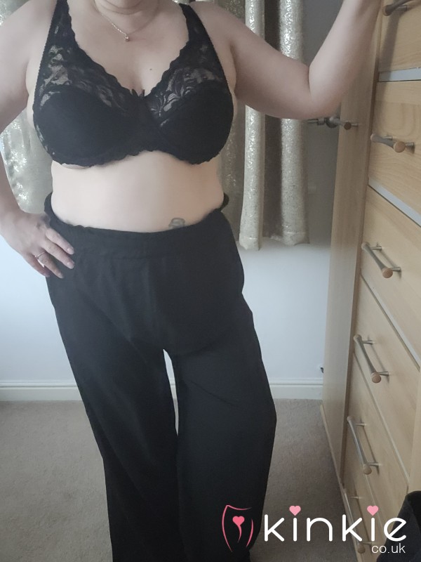 Black Lace Bra