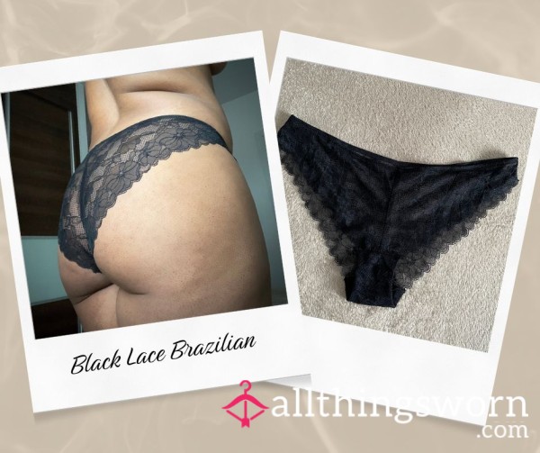 Black Lace Brazilian - 24hrs Wear