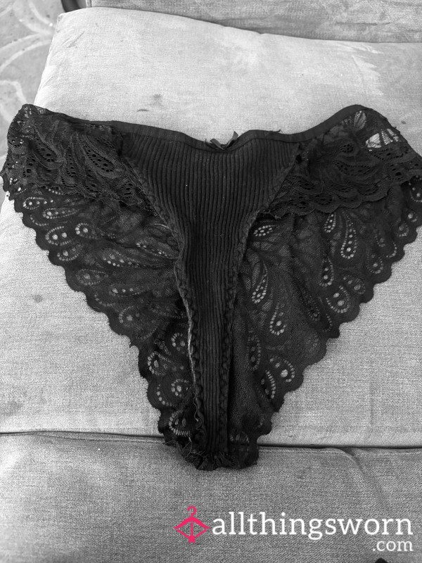 Black Lace Briefs