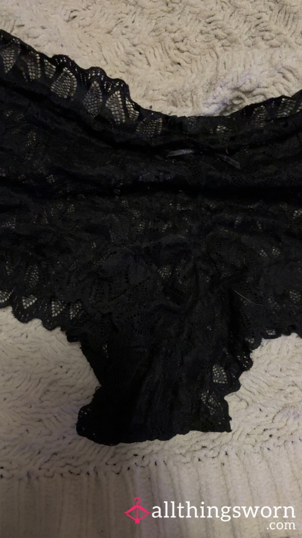 Black Lace Cheeky Panties