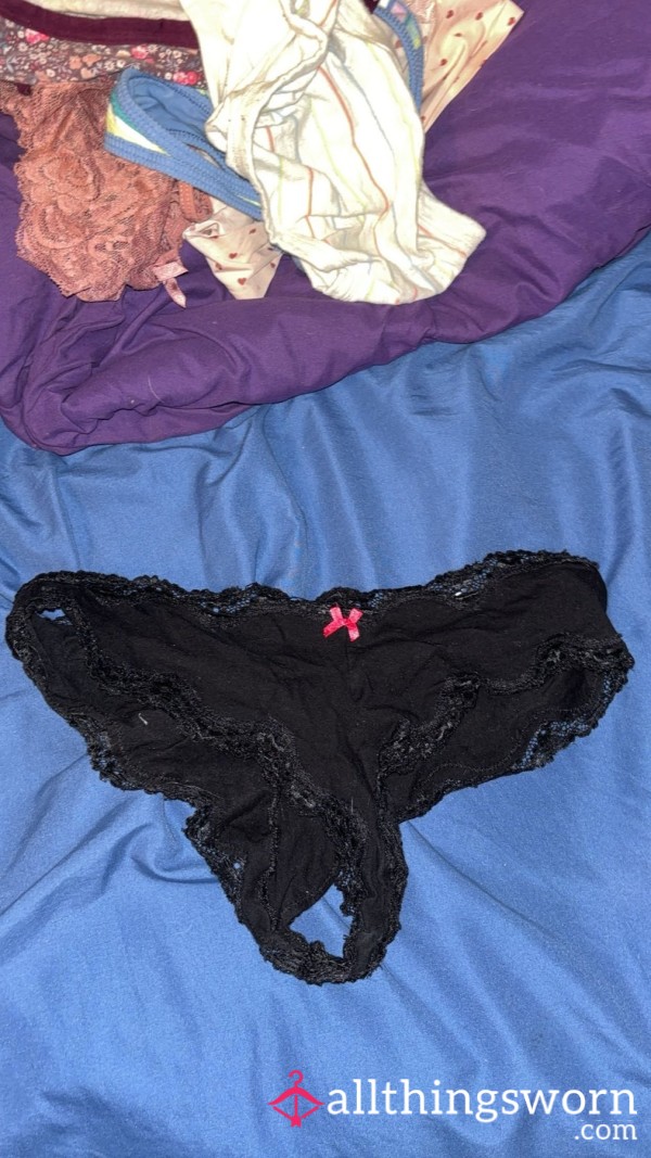 Black Lace Cheeky Panties