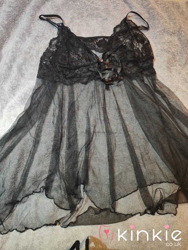 Black Lace Chemise