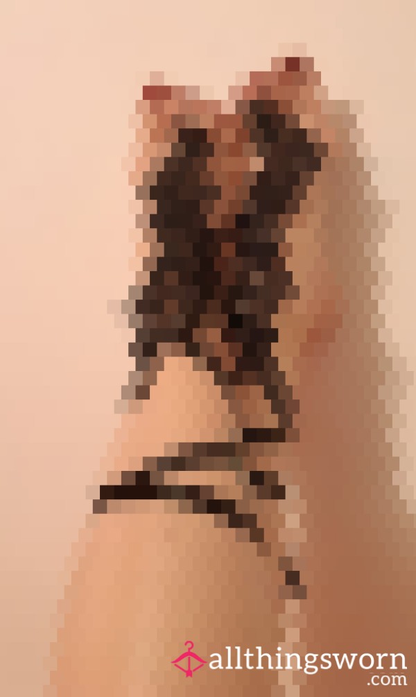 Pixel Feet – Black Stockings • Lace • Soft Skin • Censored Tease