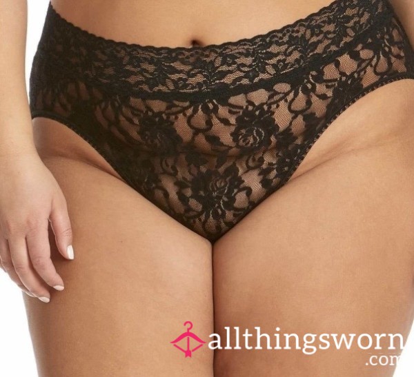 Black Lace French Panties