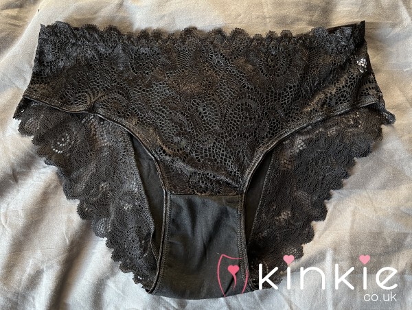 BLACK LACE FULL BOTTOM KNICKERS WORN FOR 48 HOURS 5 STAR ⭐ ⭐️⭐️⭐️⭐️ REVIEWS