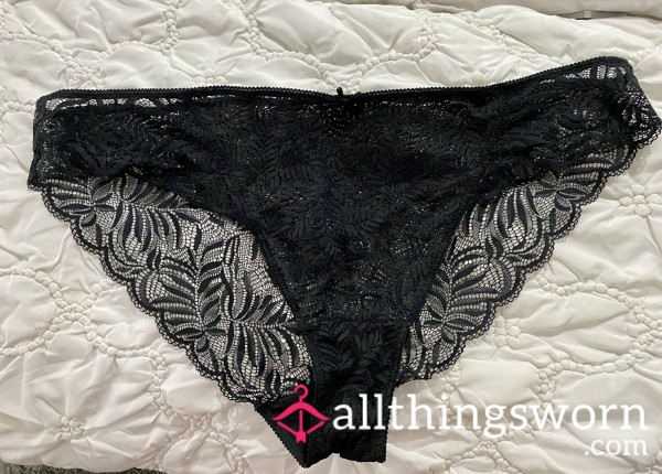 Black Lace Full Panties