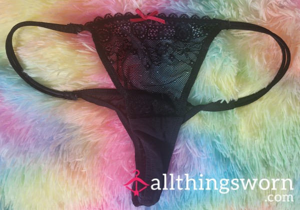 Black Lace G String