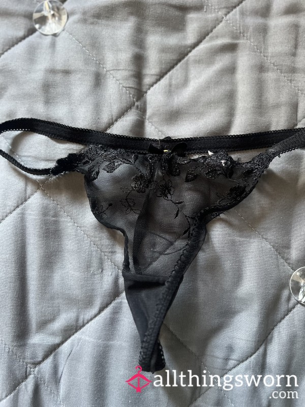 Black Lace G-String